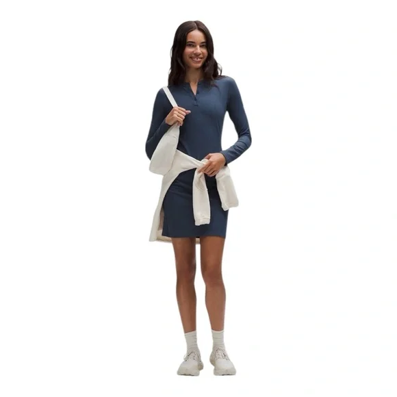 Lululemon All Aligned Ribbed Henley Dress Blue Twill Nulu Size 4 NWT is  available for purchase on au PAY Market - Imported Goods Online Store  Co.Ltd. | au PAY Market - Online Shopping Site
